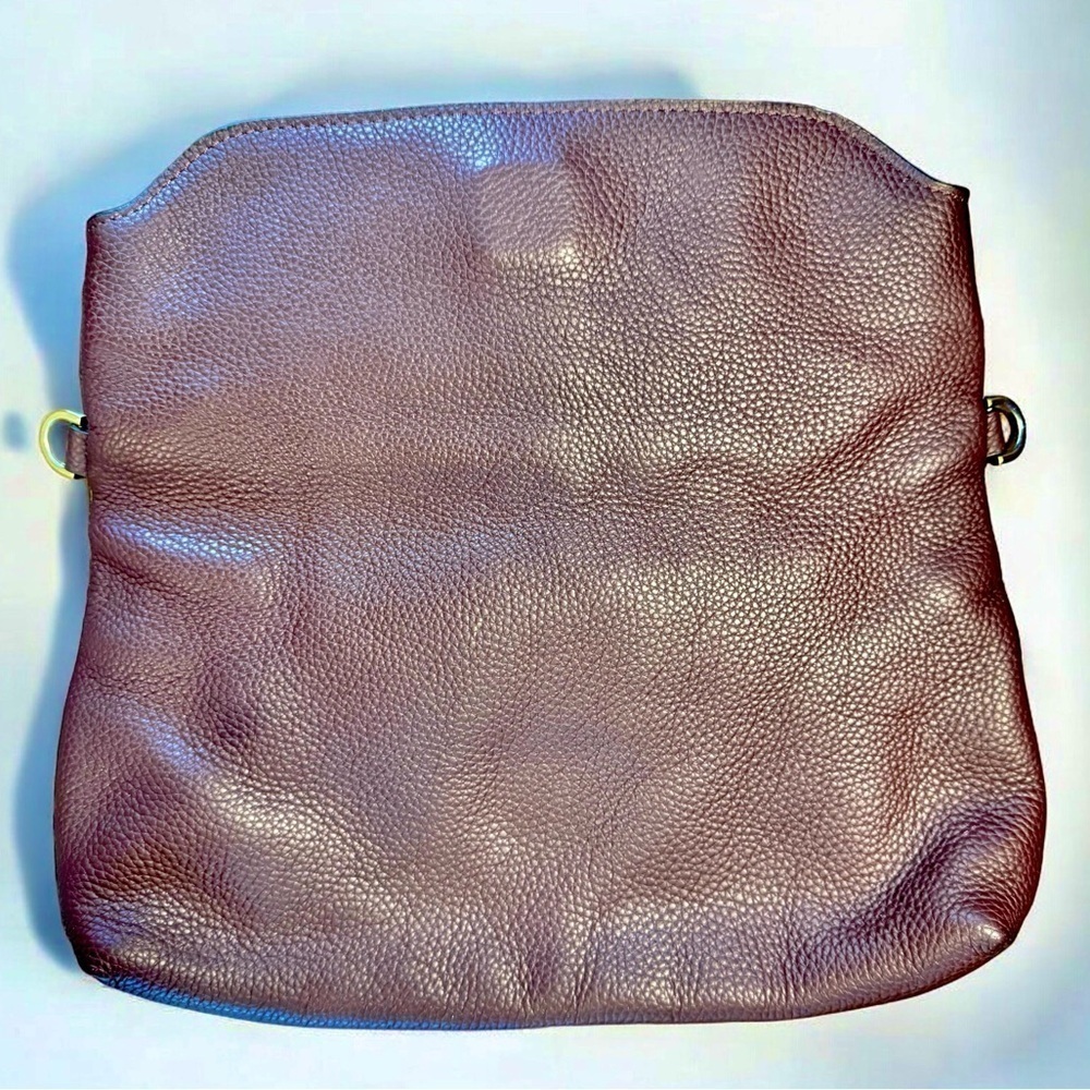Mulberry | Pebbled Leather Fold-Over Cross-Clutch - Picture 8 of 12